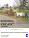 Green Infrastructure Planning for Improved Stormwater Management in Central New York, report cover