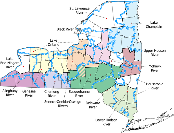 The Hydrologic Regions of NYSARC