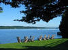 Chairs on the shore Chairs on the shore