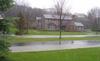 Flooding by the street Flooding by the street
