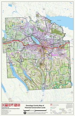 Potential Conservation Lands in Onondaga County