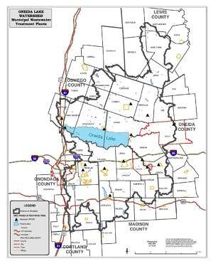 Oneida Florida Map GIS/Maps - Oneida Lake Watershed 9 Element Plan